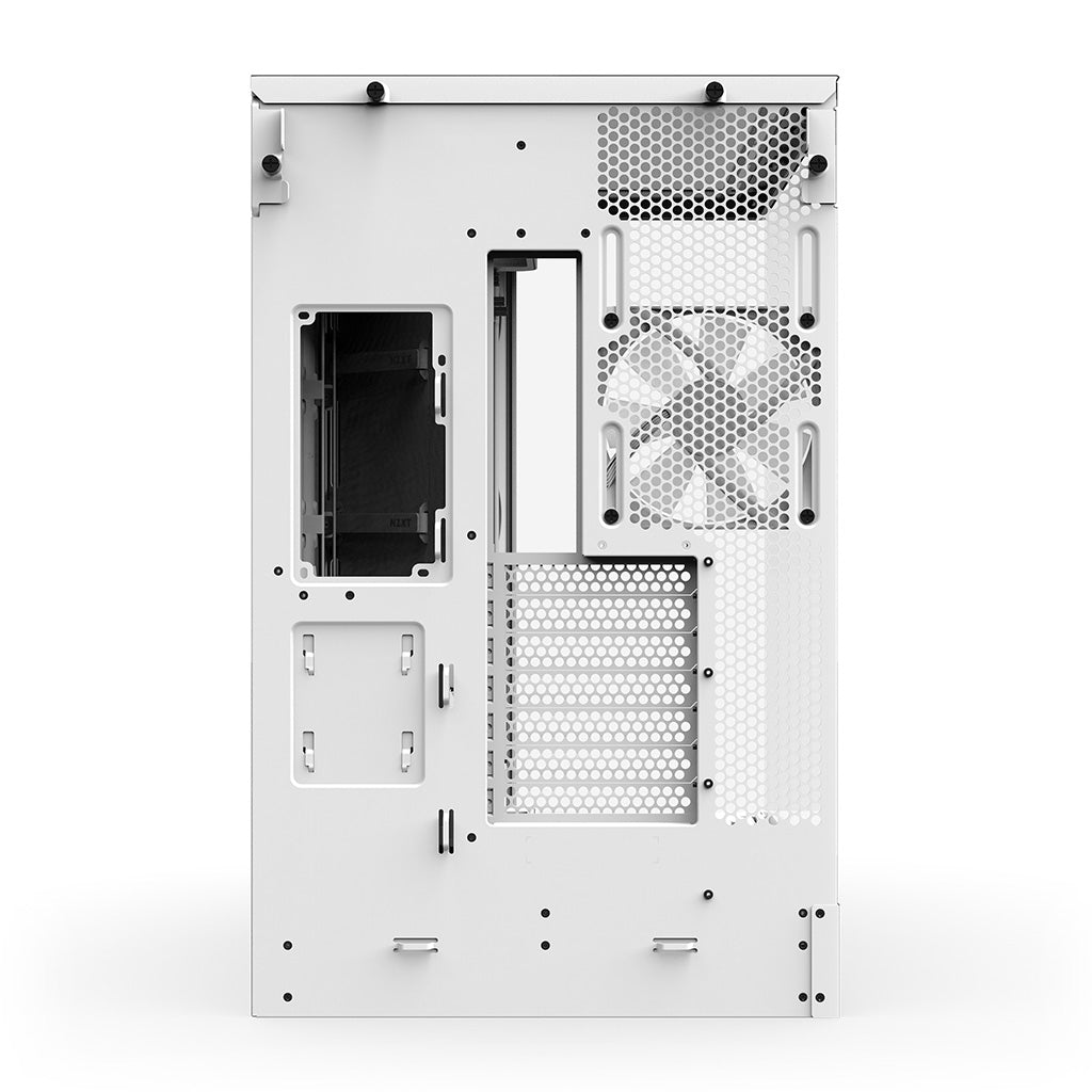 NZXT H9 RGB+ Flow Tempered Glass Mid-Tower E-ATX Case - White(CM-H92FW-P1) - 6