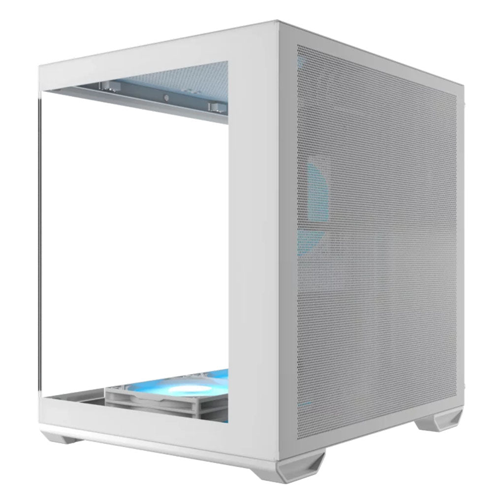OKINOS Mirage 4 ARGB Micro ATX Case - White(OKICC-MG4-MATXW) - 2