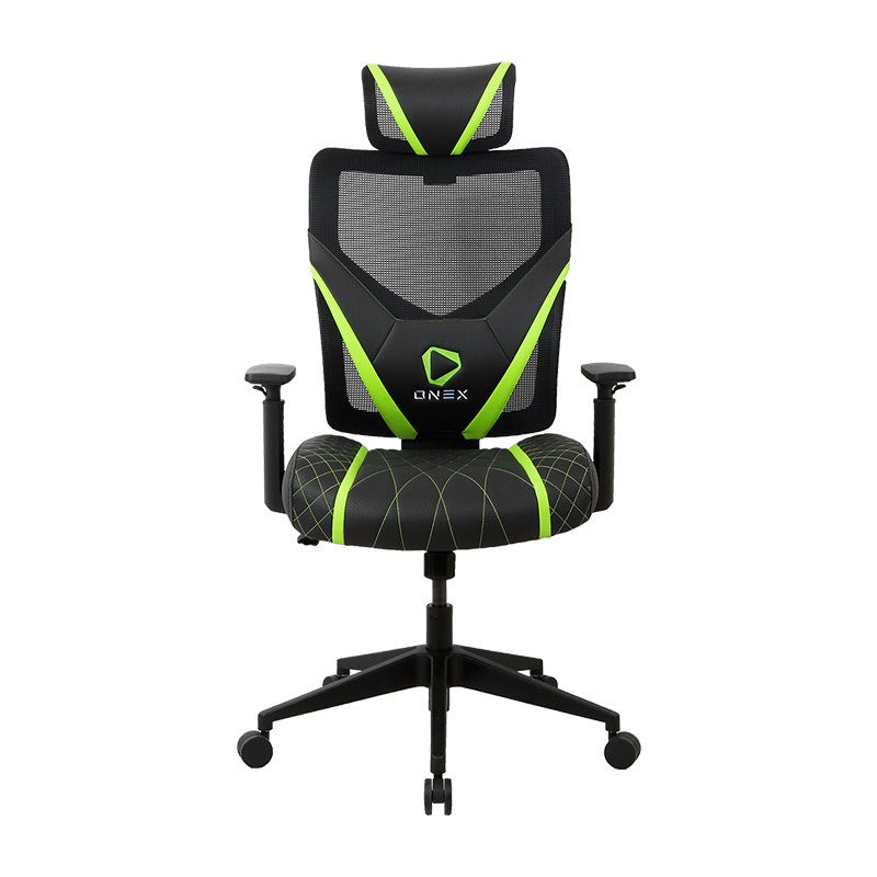 ONEX GE300 Office/Gaming Chair - Black/Green(ONEX-GE300-BG) - 1
