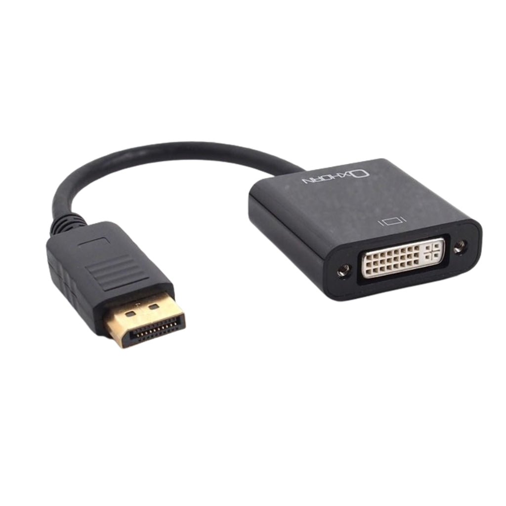 Oxhorn 0.15m DisplayPort Male to DVI Female Adapter(ACBOXHADDPDVI) - 1