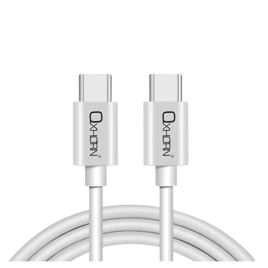 Oxhorn 0.3m 100W USB-C to USB-C Charging Male to Male Cable(ACBOXHCBC10003) - 1