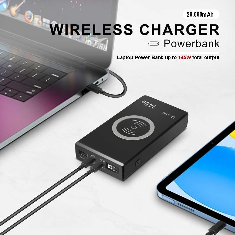 Oxhorn 145W USB-C PD Laptop Power Bank(ACBOXHNBPB145W) - 7
