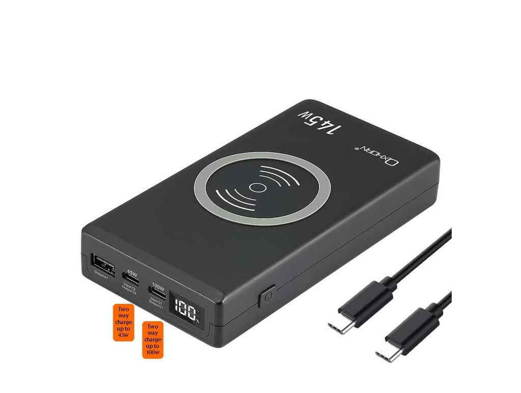 Oxhorn 145W USB-C PD Laptop Power Bank(ACBOXHNBPB145W) - 5