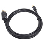 Oxhorn 1.8m Mini DisplayPort to DisplayPort Male to Male Cable(ACBOXHCBMDPDP802) - 1