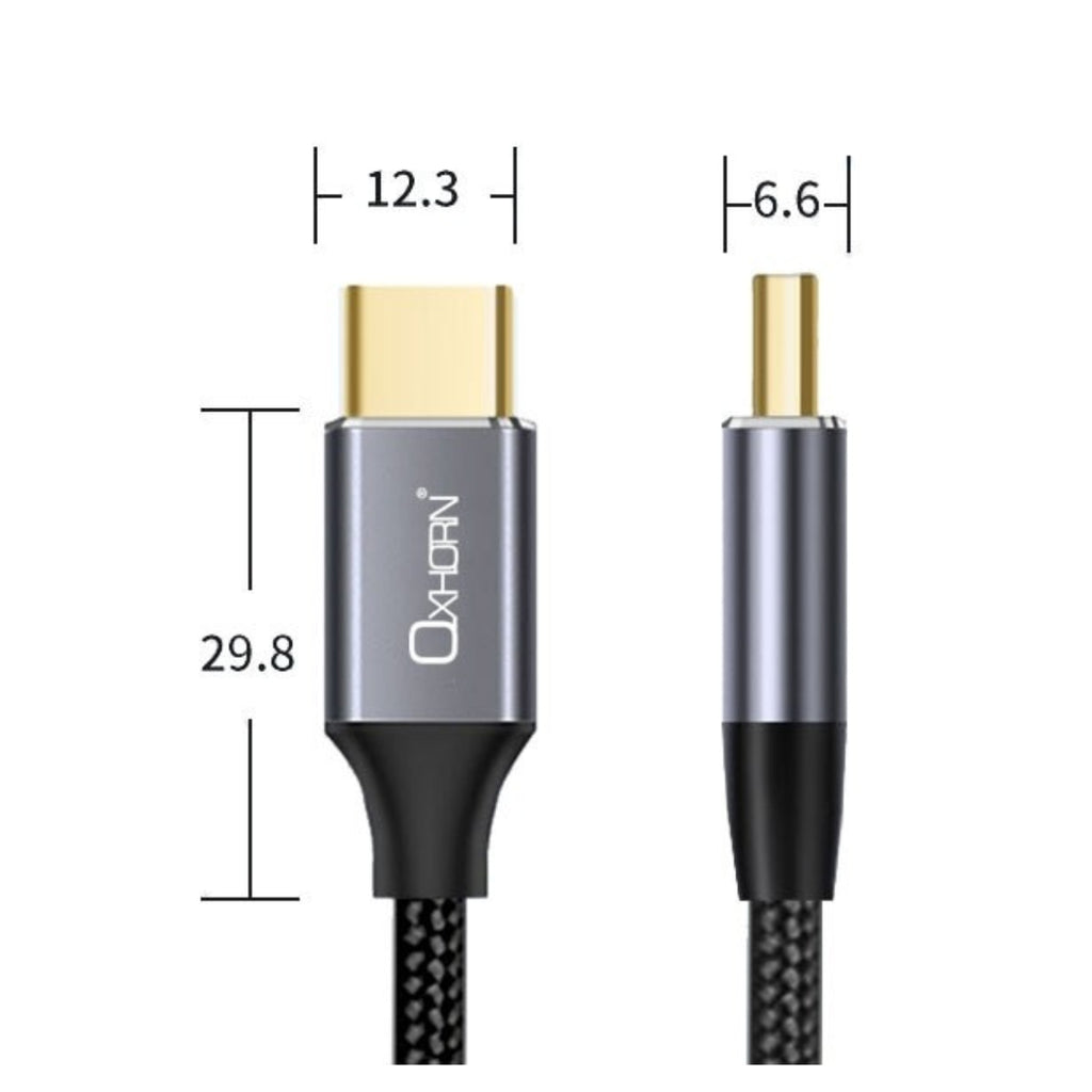Oxhorn 1m 100W USB-C to USB-C Gen 2 Charging Cable(ACBOXHCBCC301) - 2