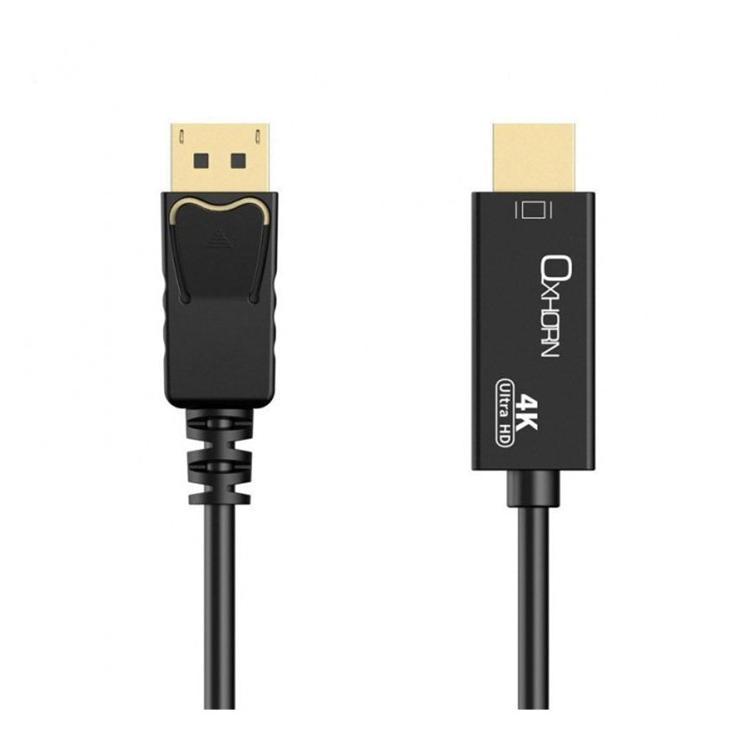 Oxhorn 1m 4K DisplayPort to HDMI Male to Male Cable(ACBOXHCBDPHDMI01) - 1