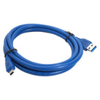 Oxhorn 1m USB 3.0 Type-A to Mini-B Male to Male Cable(ACBOXHCBU3MiniB01) - 1