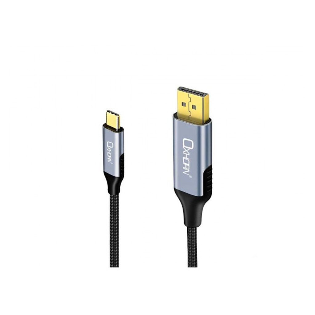 Oxhorn 1m USB Type-C to Display Port 1.4 Cable(ACBOXHCBCD801) - 1