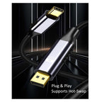 Oxhorn 1m USB Type-C to Display Port 1.4 Cable(ACBOXHCBCD801) - 6
