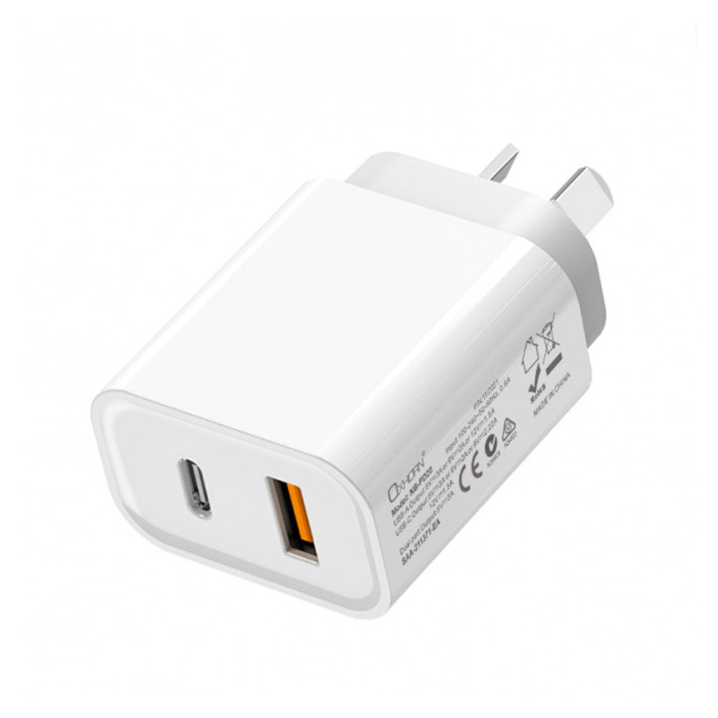 Oxhorn 20W Dual USB Fast Wall Charger(ACBOXHNBPD20) - 2