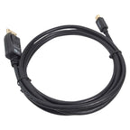 Oxhorn 3m Mini DisplayPort to DisplayPort Male to Male Cable(ACBOXHCBMDPDP803) - 1