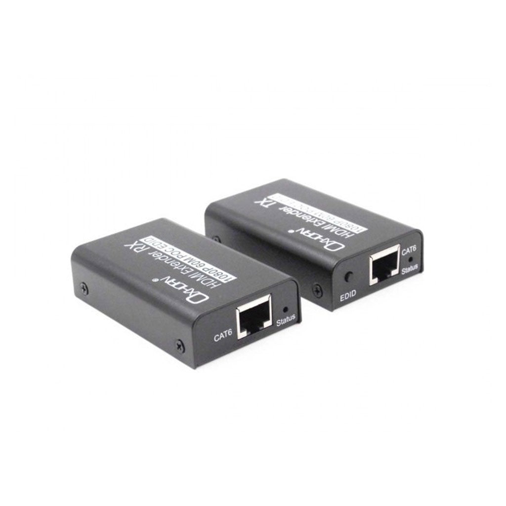 Oxhorn 60m HDMI Extender over CAT6/LAN Ethernet Network Cable(ACBOXHHEXP02) - 1