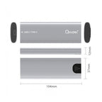 Oxhorn UM-310 USB-C 3.2 Gen 2 M.2 Dual Protocol Tool-Free SSD Enclosure(ACBOXHUM310) - 2