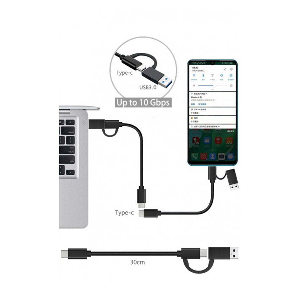 Oxhorn UM-310 USB-C 3.2 Gen 2 M.2 Dual Protocol Tool-Free SSD Enclosure(ACBOXHUM310) - 4