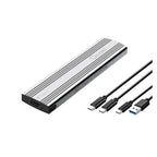 Oxhorn UM-311S USB-C 3.2 Gen 2 M.2 NVMe Aluminium Enclosure - Silver(ACBOXHUM311S) - 1