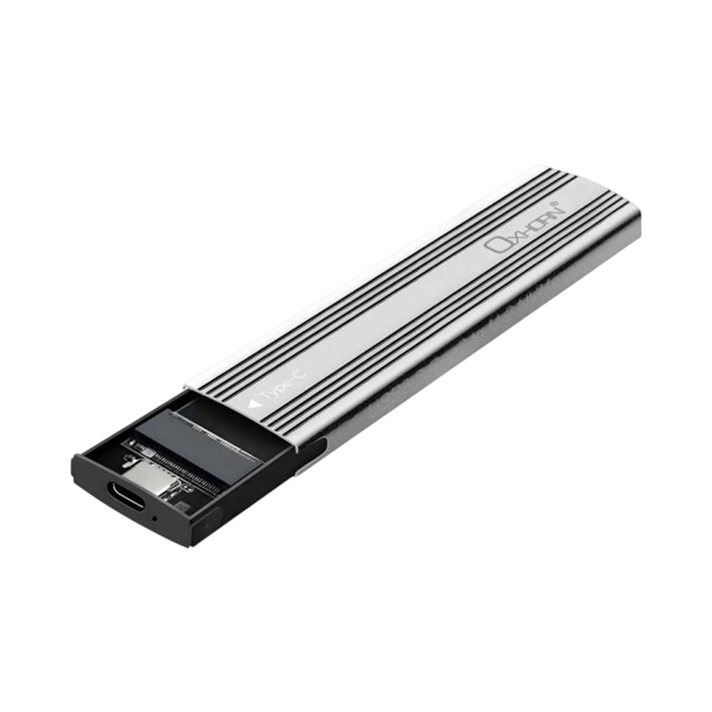 Oxhorn UM-311S USB-C 3.2 Gen 2 M.2 NVMe Aluminium Enclosure - Silver(ACBOXHUM311S) - 2