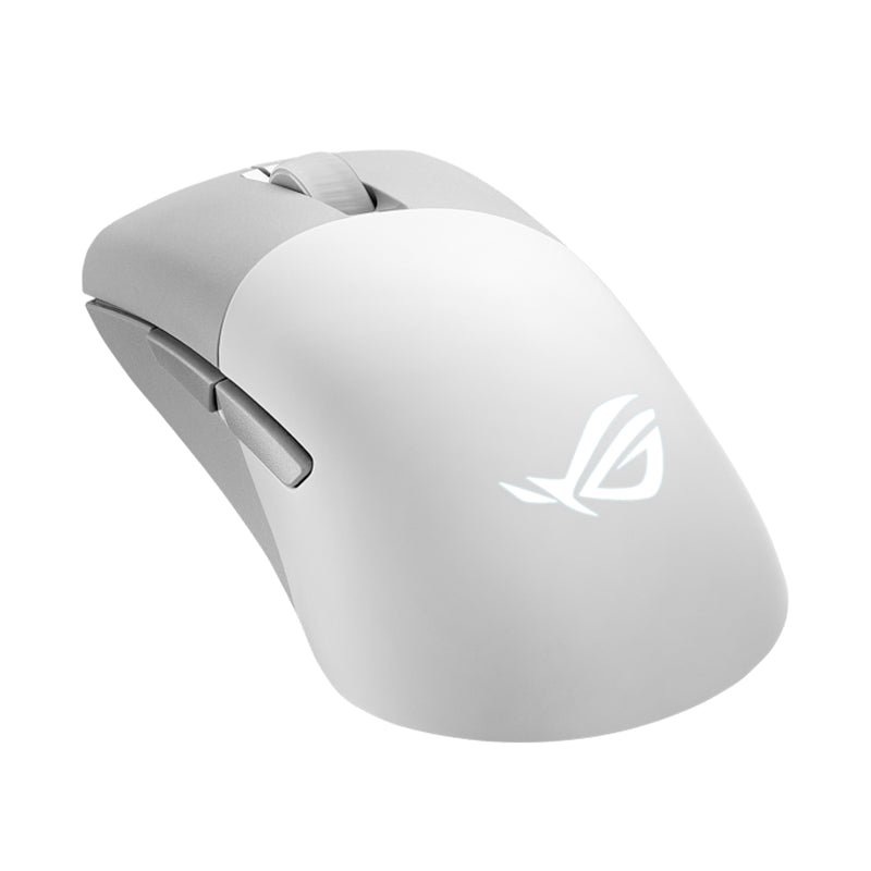ASUS ROG Keris AimPoint Wireless Optical Gaming Mouse - White(ROG KERIS WIRELESS AIMPOINT MOONLIGHT WHITE) - 1