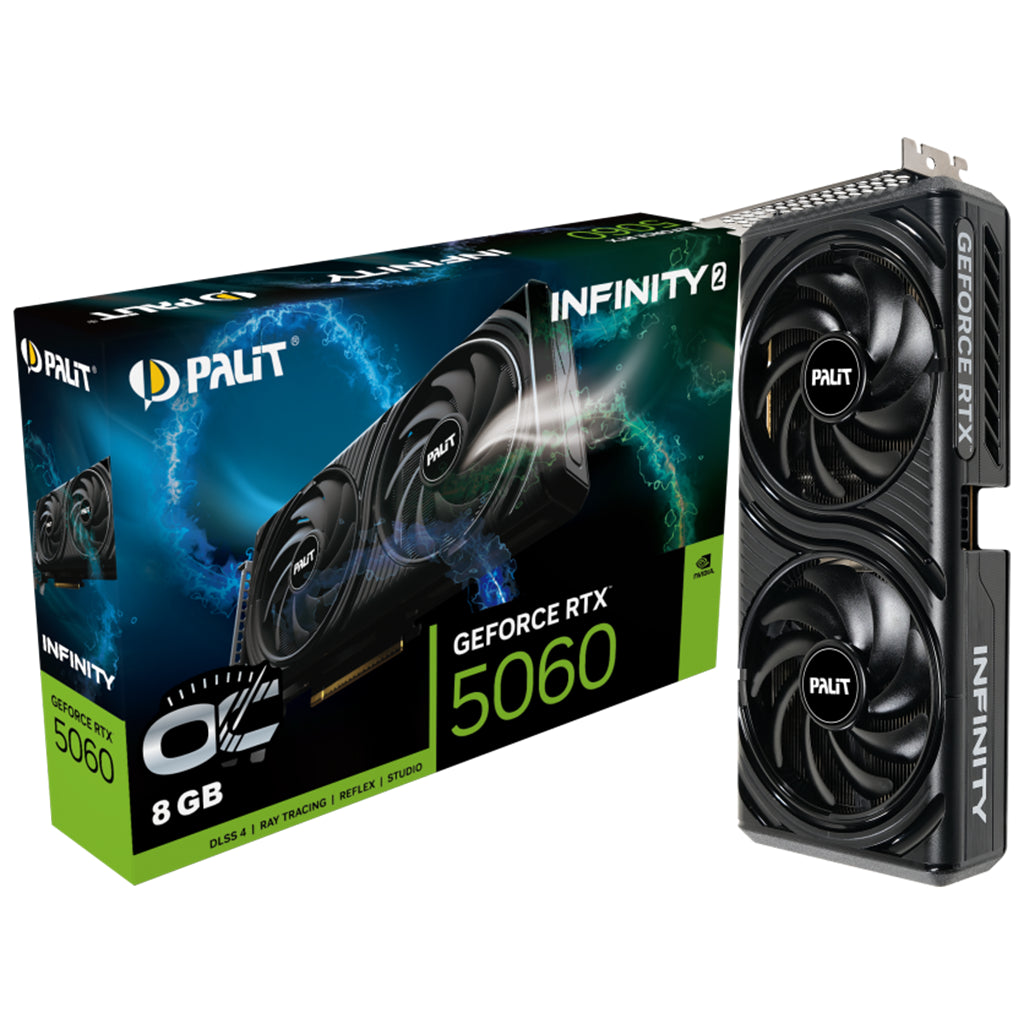Palit GeForce RTX 5060 Infinity 2 OC 8GB Video Card(NE75060V19P1-GB2063L) - 1