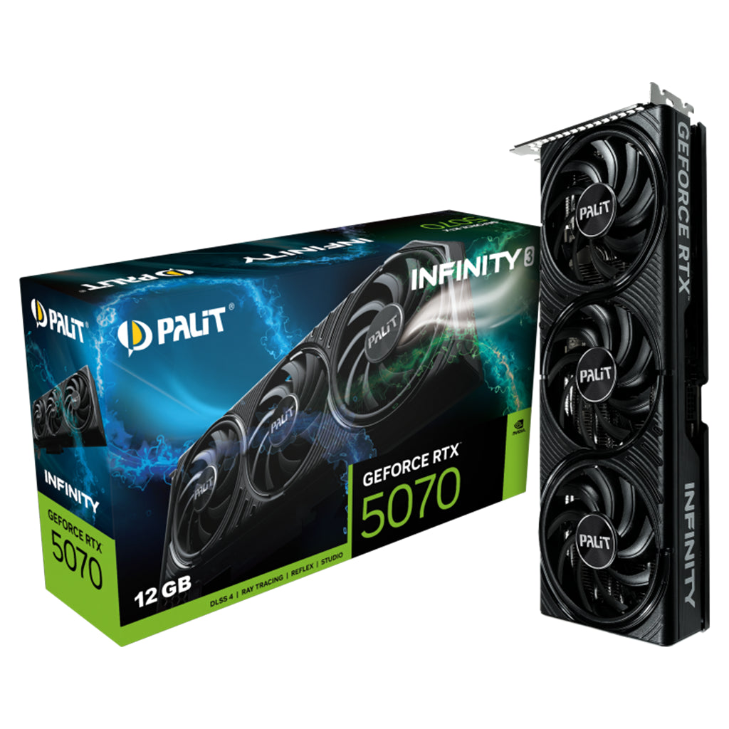 Palit GeForce RTX 5070 INFINITY 3 12GB GDDR7 Video Card(NE75070019K9-GB2050S) - 1