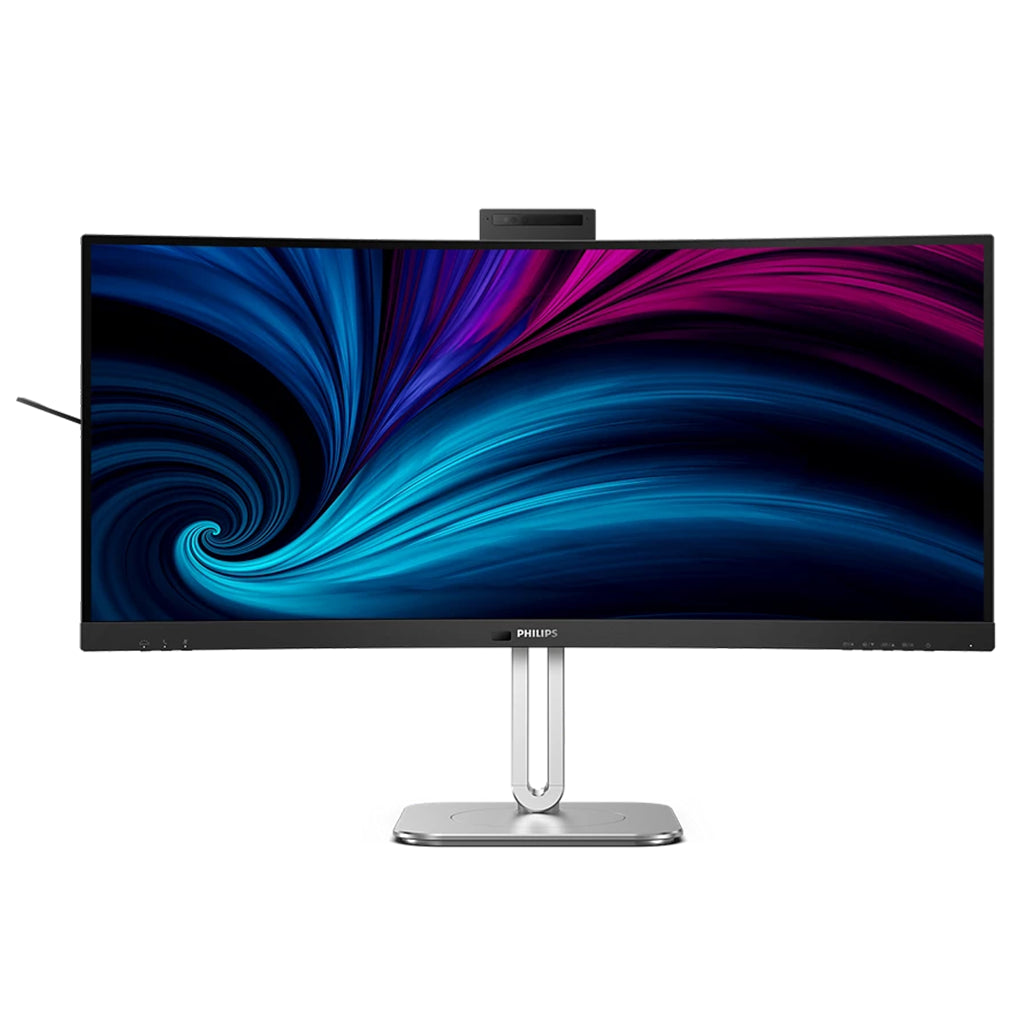Philips Office Pro 34" QHD USB-C Docking 5MP Webcam Thunderbolt 4 Curved Monitor(34B2U6603CH) - 1