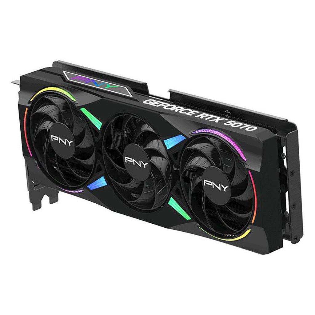 PNY GeForce RTX  5070 ARGB EPIC-X RGB Triple Fan OC 12GB Video Card(VCG507012TFXXPB1-O) - 3