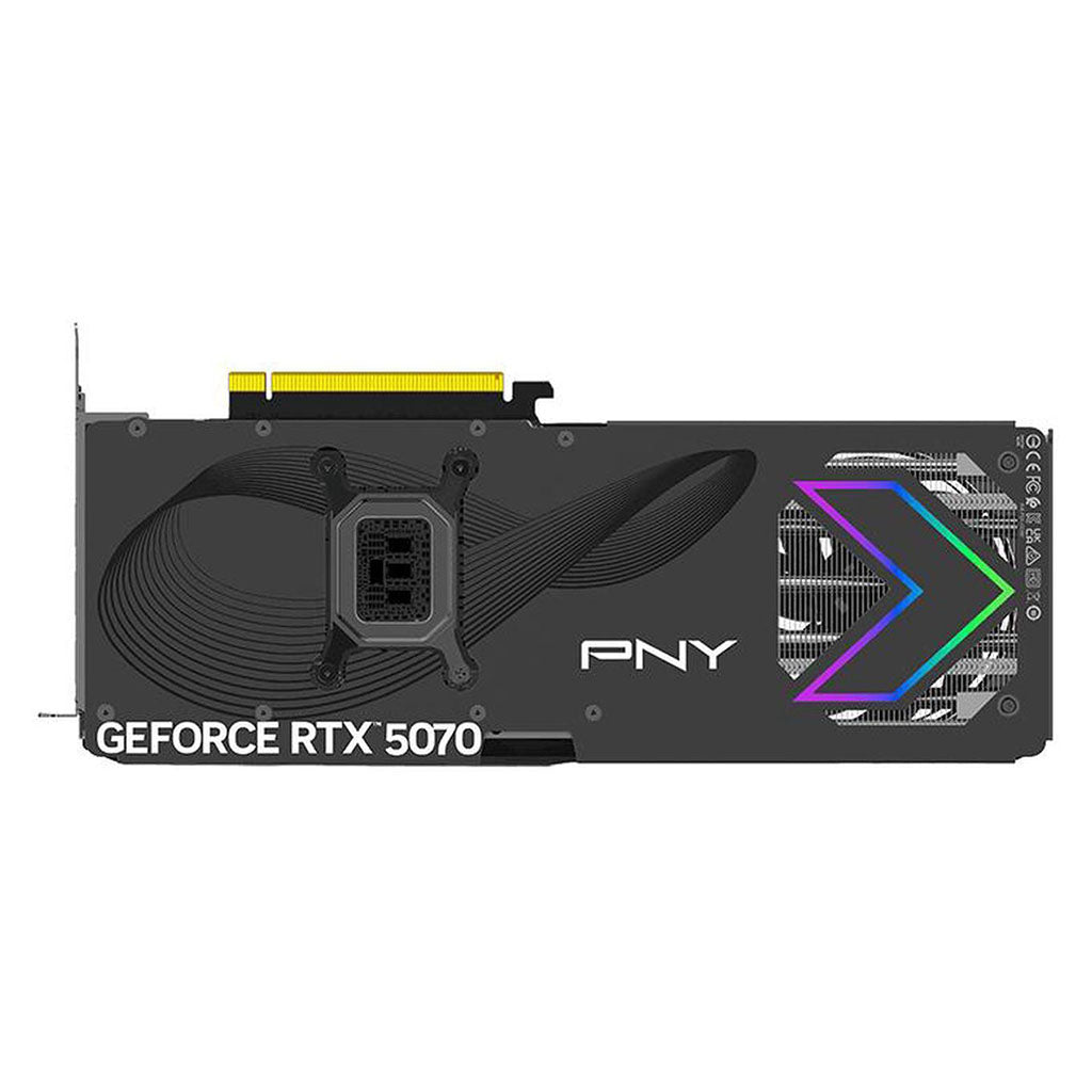 PNY GeForce RTX  5070 ARGB EPIC-X RGB Triple Fan OC 12GB Video Card(VCG507012TFXXPB1-O) - 9