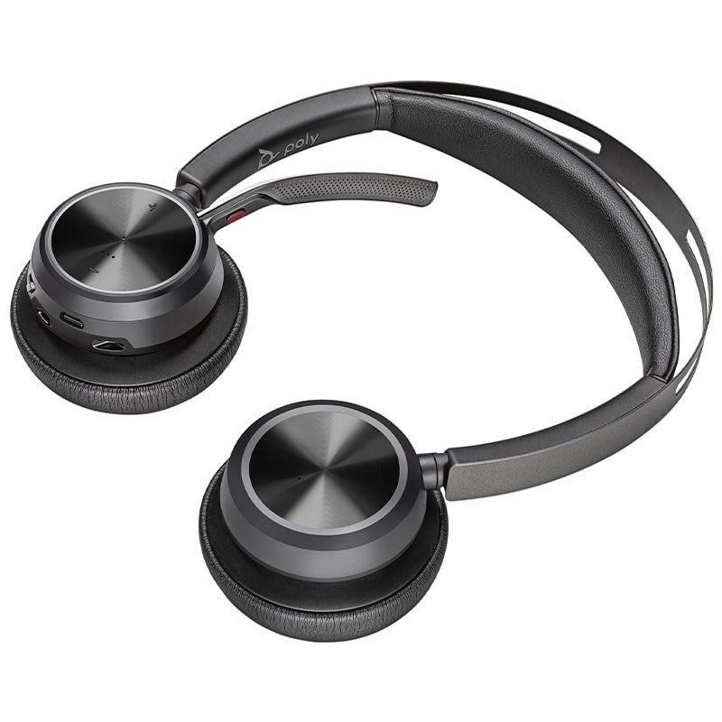 HP Poly Voyager Focus 2 MS ANC Stereo Bluetooth Headset (Charging Stand & USB-C Dongle)(9T9J6AA) - 6