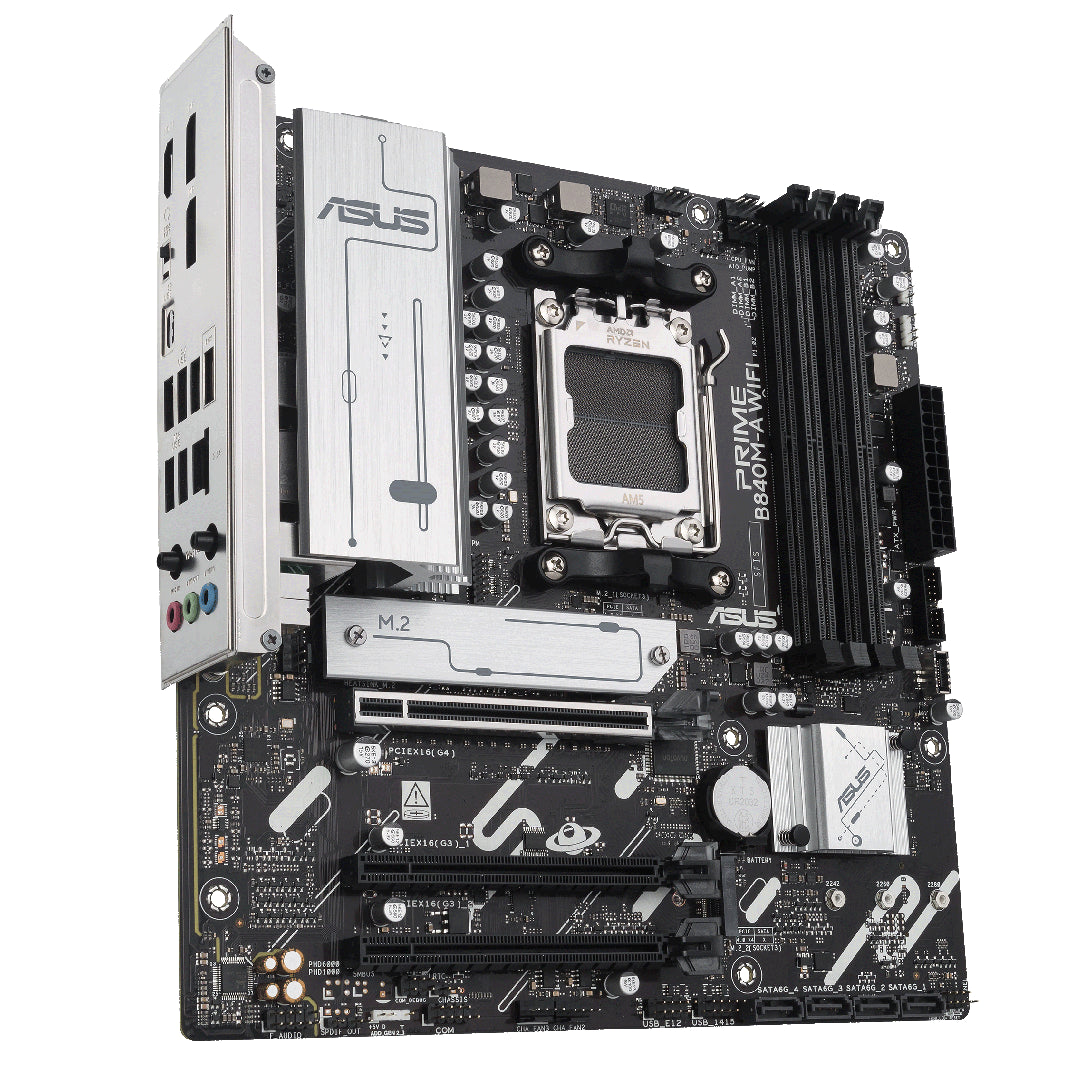 ASUS PRIME B840M-A WIFI-CSM AM5 Micro-ATX Motherboard(PRIME B840M-A WIFI-CSM) - 4