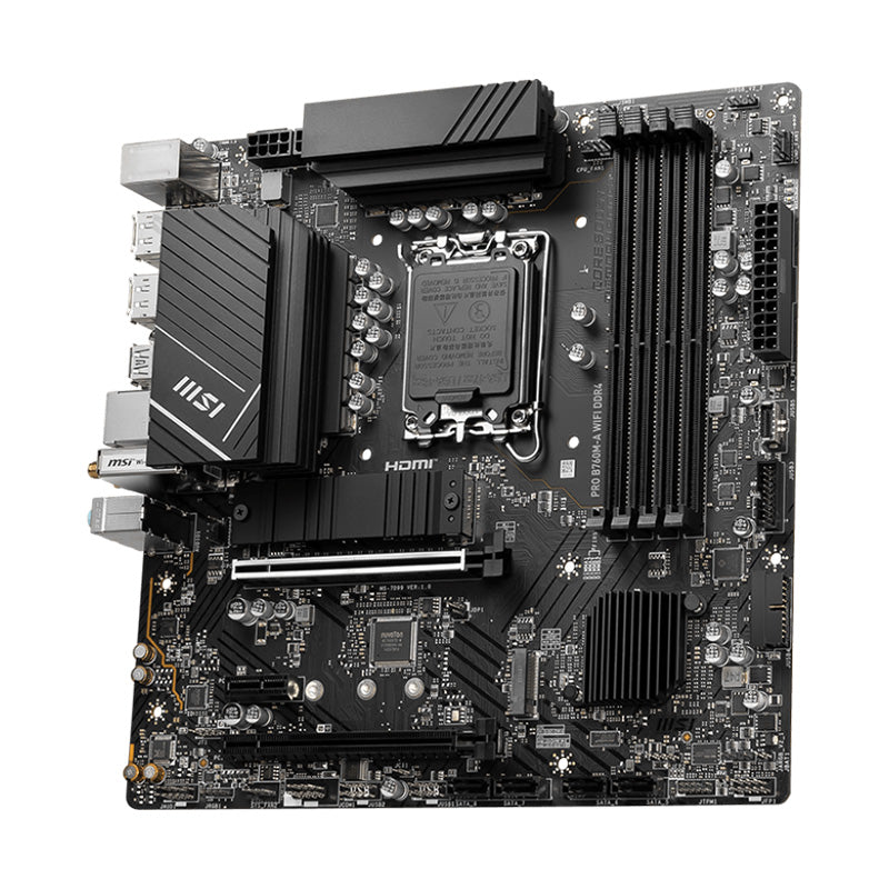 MSI PRO B760M-A WIFI DDR4 Intel LGA 1700 Micro-ATX Motherboard(PRO B760M-A WIFI DDR4) - 3