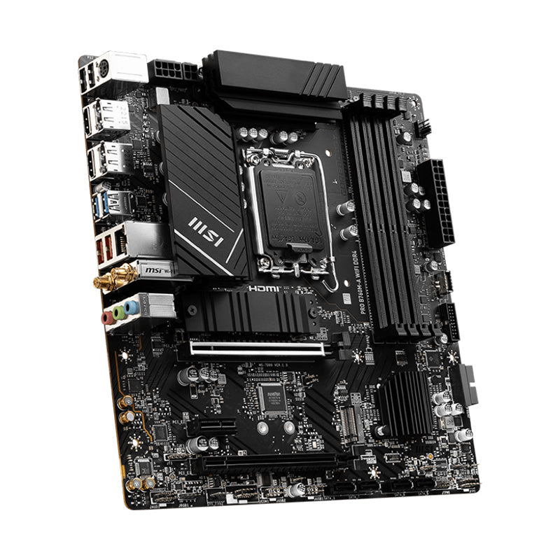 MSI PRO B760M-A WIFI DDR4 Intel LGA 1700 Micro-ATX Motherboard(PRO B760M-A WIFI DDR4) - 4