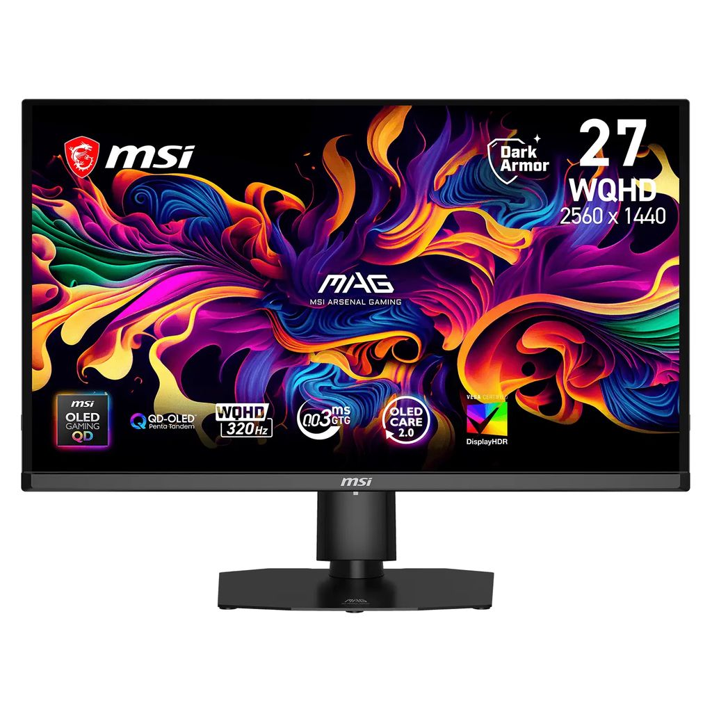MSI MAG OLED 271QPX32 27" WQHD QD-OLED 320Hz 0.03ms Gaming Monitor