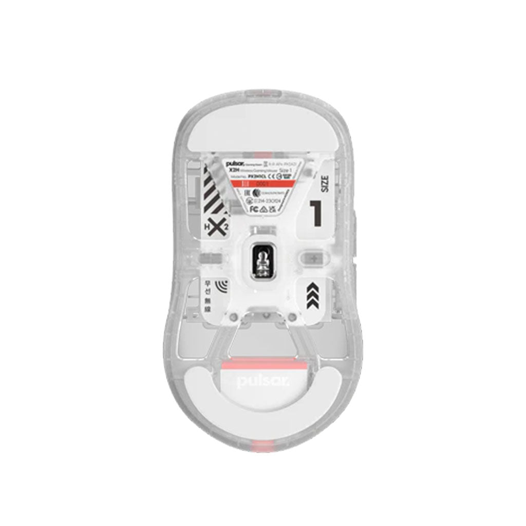 Pulsar X2H Mini Wireless Optical Gaming Mouse - Super Clear Edition(PX2H1CL) - 4