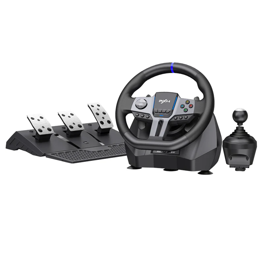 PXN V9 GEN2 Racing Wheel for Xbox PC PS4 Switch - 270/900 Wheel Pedals Shifter(PXN-V9 GEN 2) - 4