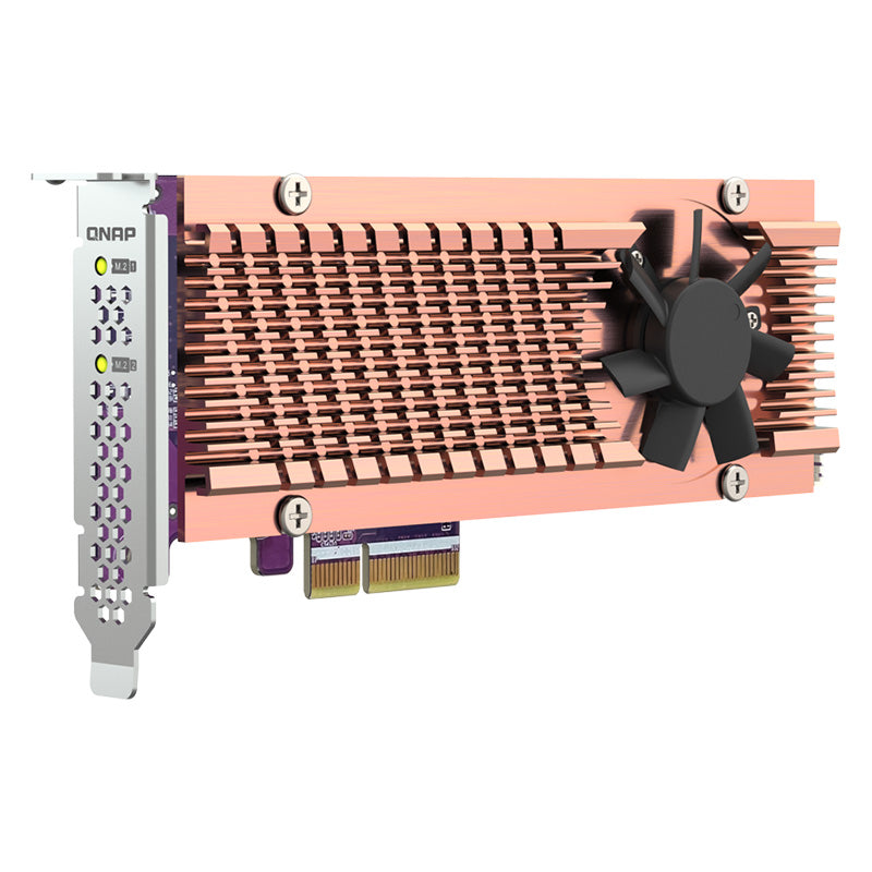 QNAP QM2-2P-344A Dual M.2 22110/2280 PCIe NVMe SSD Expansion Card(QM2-2P-344A) - 3