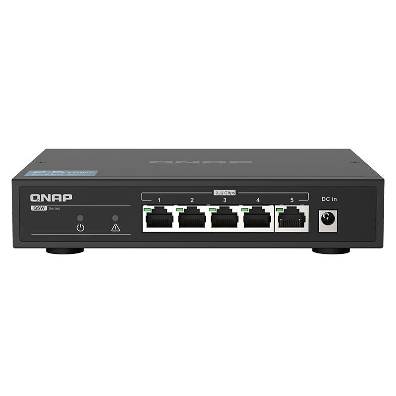 QNAP QSW-1105-5T 5-Port 2.5GbE Unmanaged Desktop Switch(QSW-1105-5T) - 1