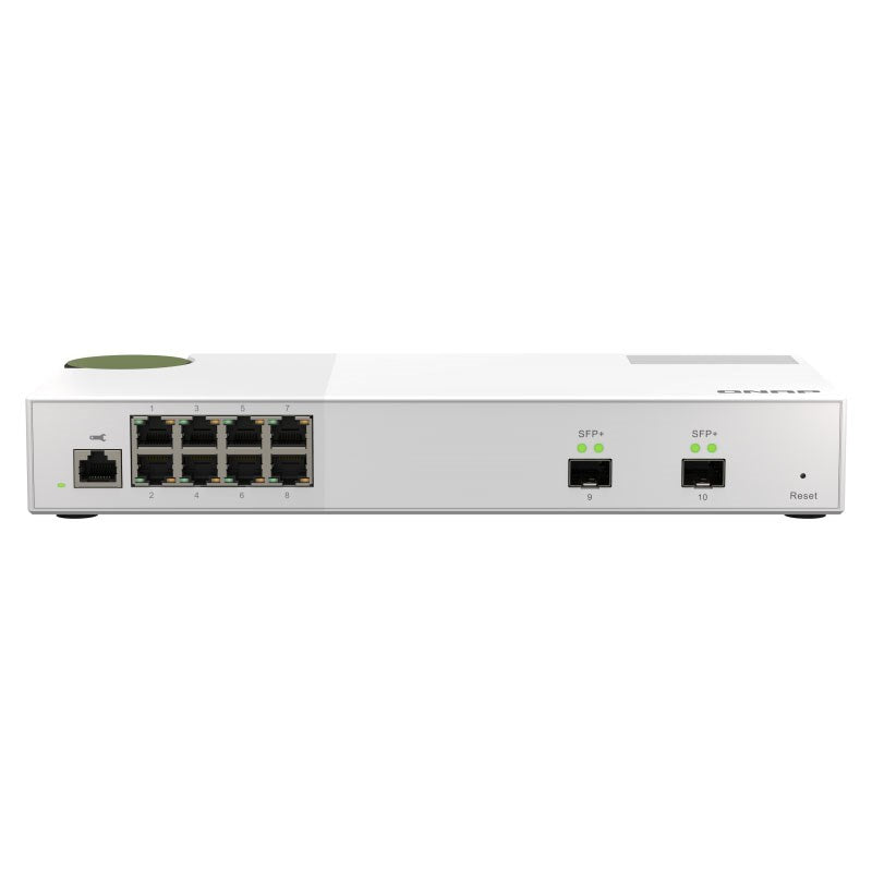 QNAP QSW-M2108-2S 8-Port 2.5GbE & 2-Port 10GbE SFP+ Managed Desktop Switch(QSW-M2108-2S) - 1