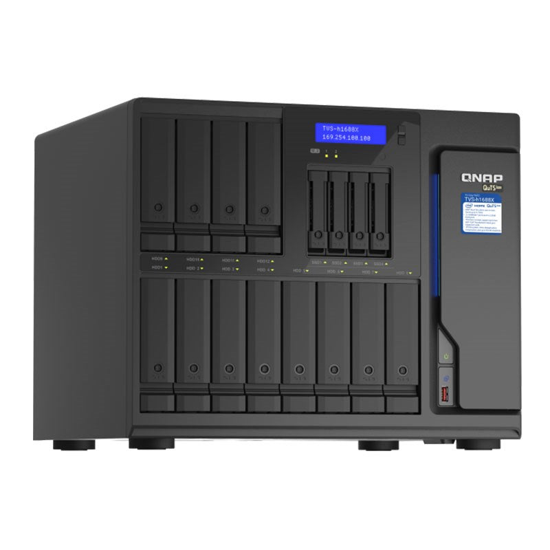 QNAP TVS-h1688X-W1250-32G 16-Bay Diskless NAS Xeon W-1250 6-Core 32GB RAM(TVS-h1688X-W1250-32G) - 5