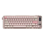 Qwertykeys QK65 MK3 Prebuilt Wireless Mechanical Keyboard - White Peach(KBQK65MK3WHPCH) - 1