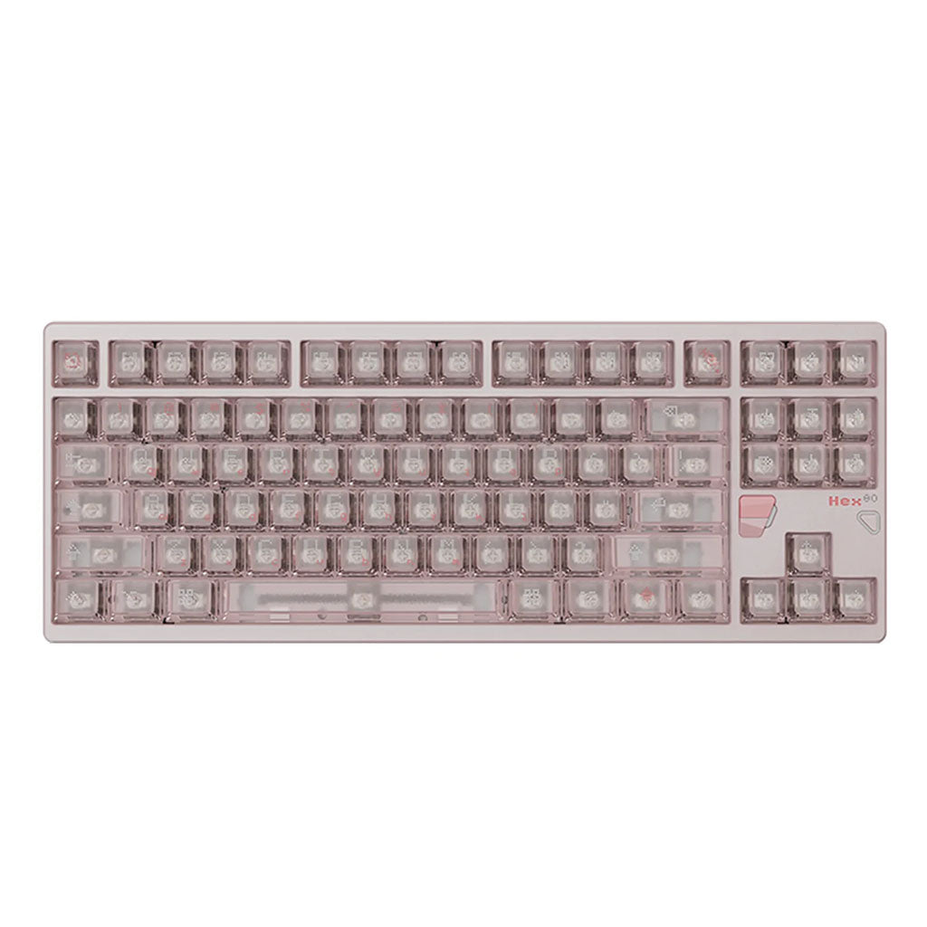 Qwertykeys QK x ATK Hex80 TKL Wired Magnetic Switch Keyboard - Babypink(KBHEX80PK) - 1