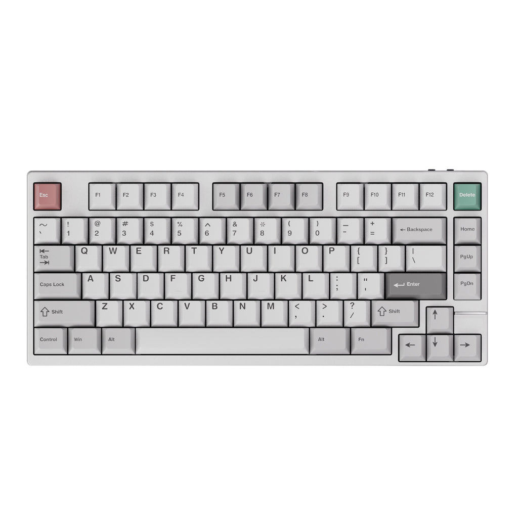 Qwertykeys x Neo Studio Neo75 Prebuilt Wireless Mechanical Keyboard - Spray-coated White(KBNEO75WH) - 1