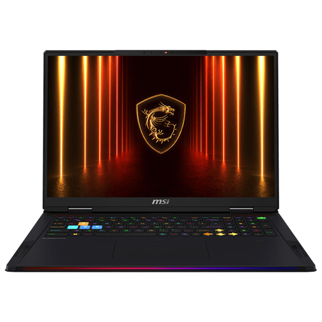 MSI Raider 18 HX 18" 120Hz 4K UHD+ AI Laptop Core Ultra 9 285HX 64GB 2TB+2TB RTX5090 W11P(Raider 18 HX AI A2XWJG-243AU) - 1