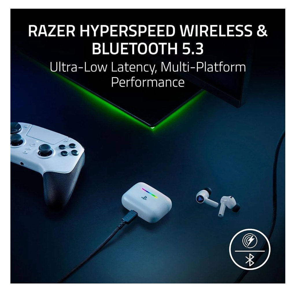 Razer Hammerhead V3 X HyperSpeed for Playstation Wireless Gaming Earbuds(RZ12-05620300) - 9