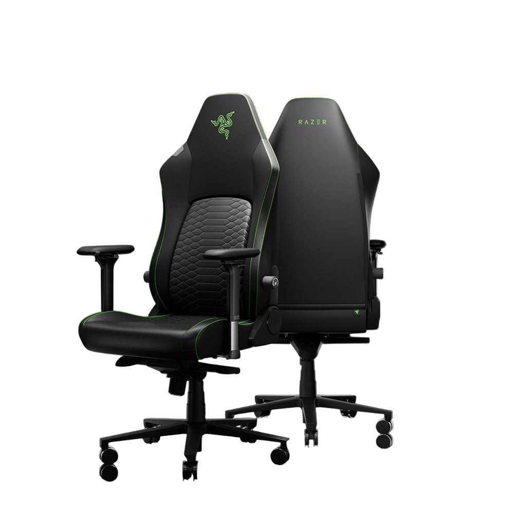 Razer Iskur V2 NewGen Ergonomic Gaming Chair - Black/Green(RZ38-04900700-R3CA) - 1