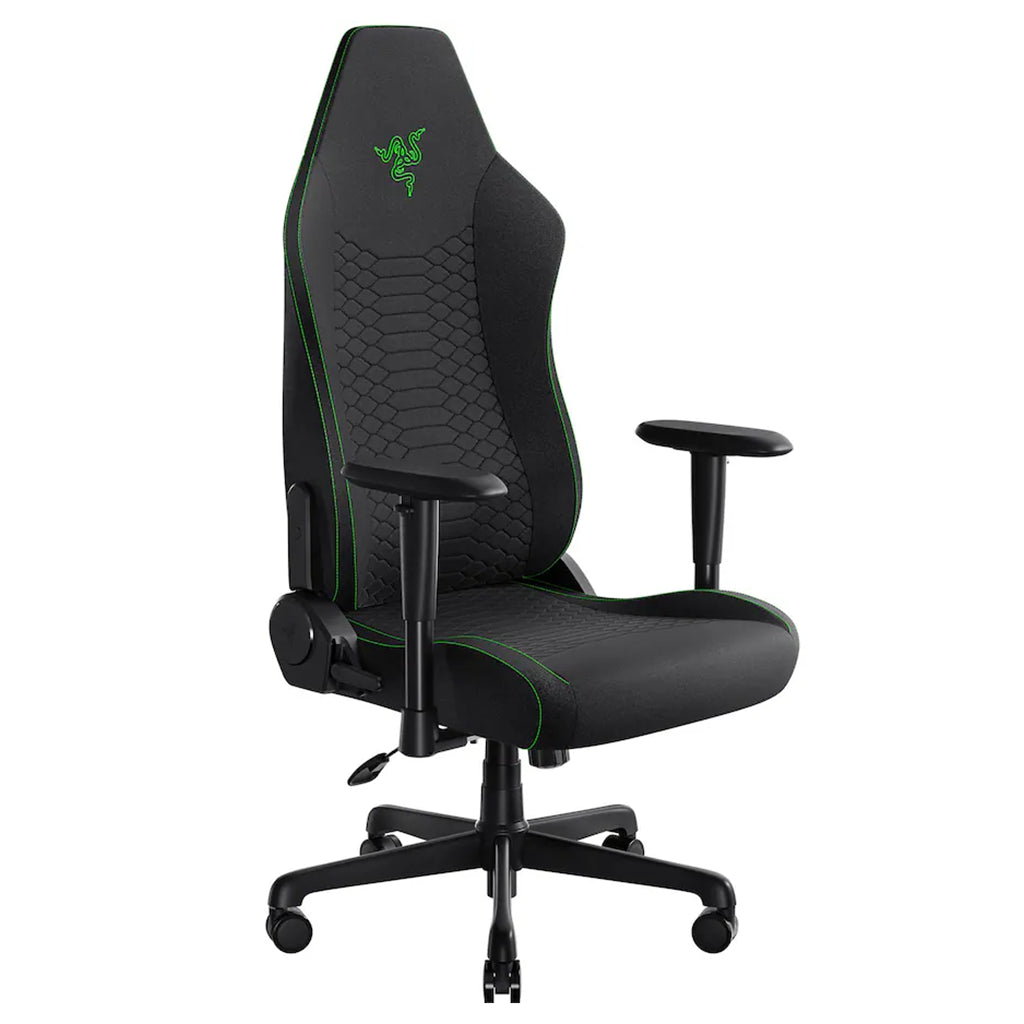 Razer Iskur V2 X Gaming Chair w/ Integrated Lumbar Support - Black/Green(RZ38-05310100) - 1
