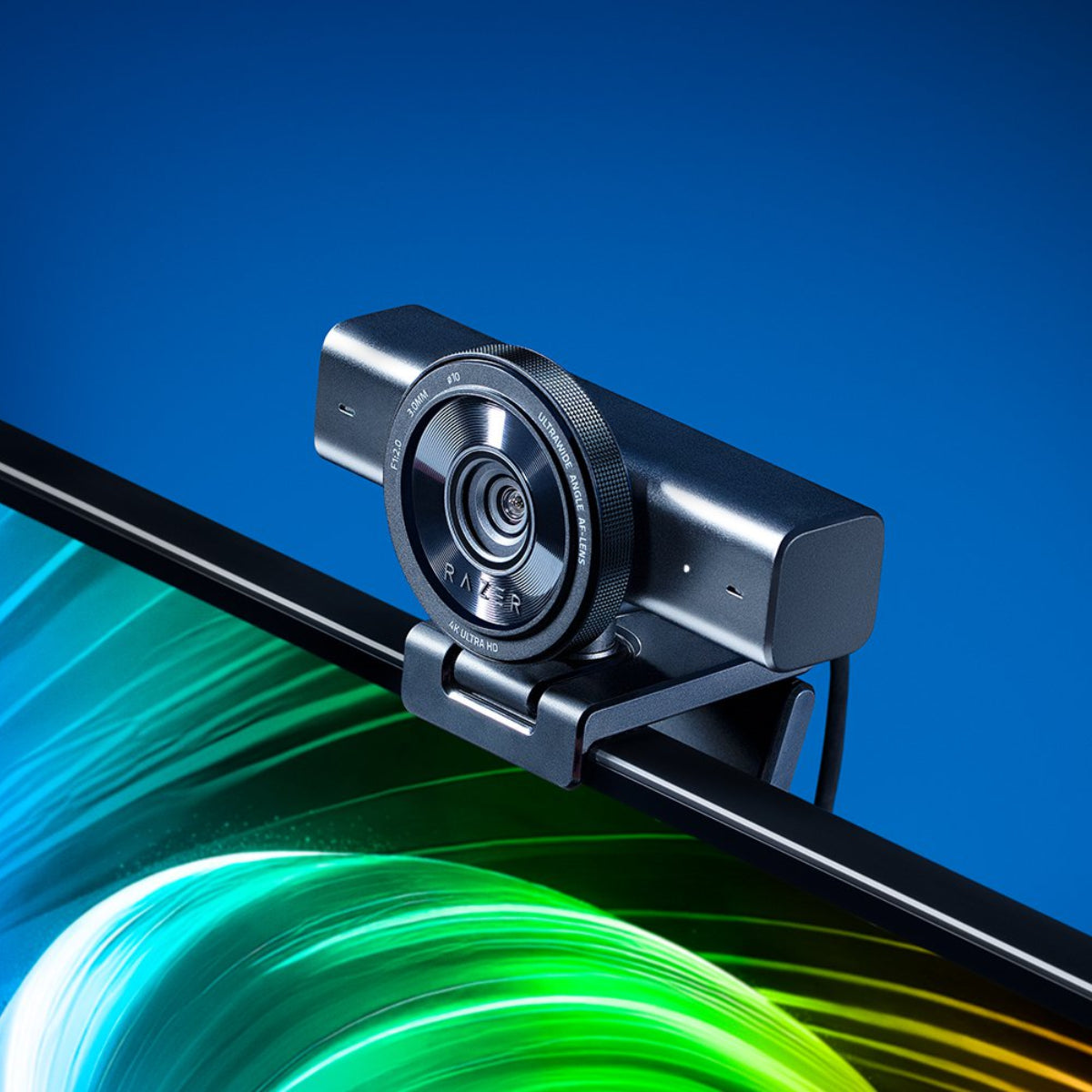 Razer Kiyo V2 4K AI Streaming Webcam - Black(RZ19-05370100) - 4