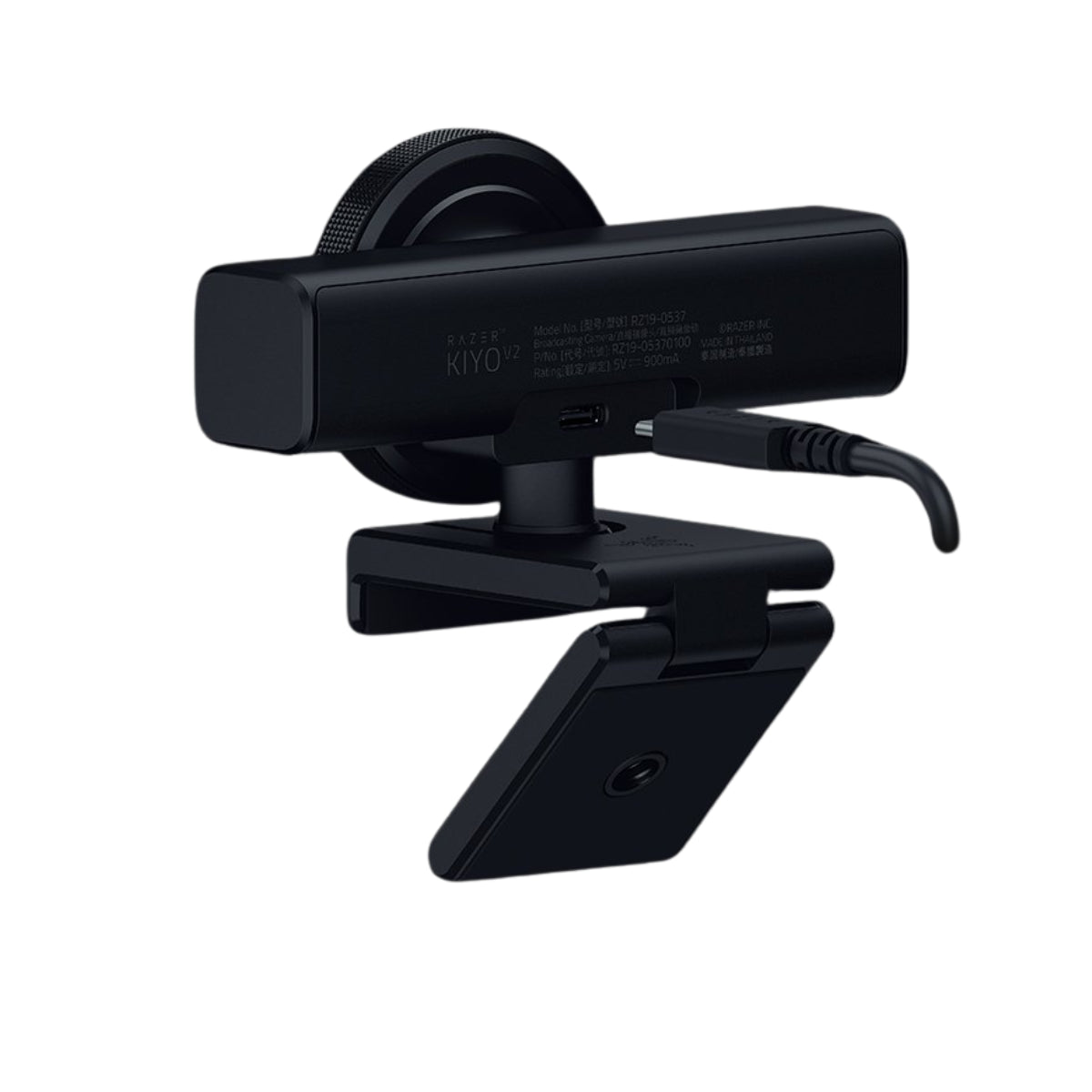 Razer Kiyo V2 4K AI Streaming Webcam - Black(RZ19-05370100) - 2