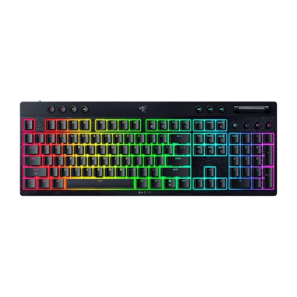 Razer BlackWidow V4 Pro Low-Profile Wireless Mechanical Keyboard - Orange Switches (Refurbished)(RZ03-05270900-Refurbished) - 1