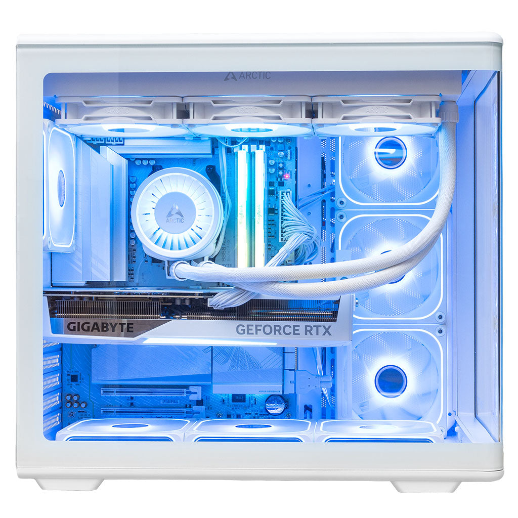 RESPAWN NINJA PRM HUNTER WHITE Gaming PC - AMD Ryzen 7 9800X3D & Gigabyte GeForce RTX 5070 Ti(RN-PRM-HUNTER-NW500-R2G) - 3