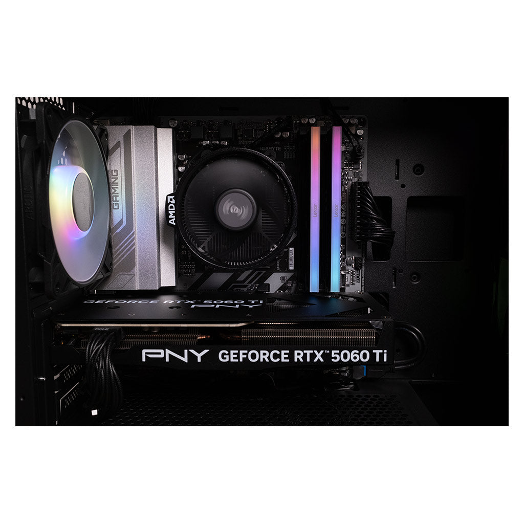 RESPAWN NINJA PRO KATANA Gaming PC - AMD Ryzen 5 7500F & Palit GeForce RTX 5060 Ti 16G(RN-KATANA-N301-R2G) - 5