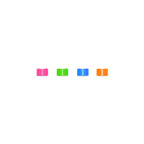 Rode COLORS 3 - Coloured Windshields for Wireless GO II and Lavalier II(COLORS3) - 3